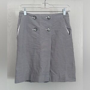 The Limited | Striped Black and White Skirt | Size 2